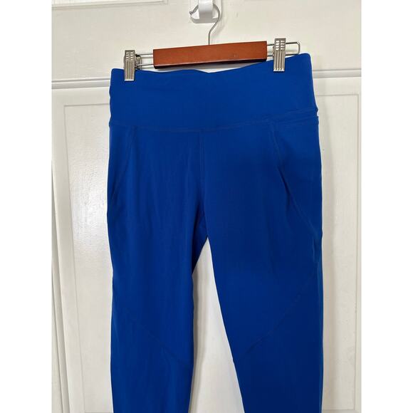 Sweaty Betty Leggings Small Lightning Blue High Rise Power 7/8 Workout Pants NWT - Picture 4 of 9